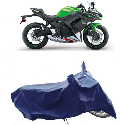 Wegather Two Wheeler Cover for Kawasaki(Ninja 650 bs6, Blue)