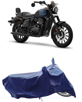 Wegather Two Wheeler Cover for Yezdi(Roadster, Blue)