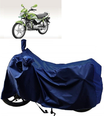 ANTOFY Two Wheeler Cover for Hero(HF Deluxe Eco, Blue)