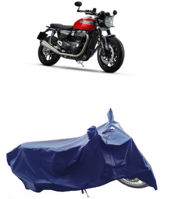 Wegather Two Wheeler Cover for Triumph(Speed Twin BS6, Blue)