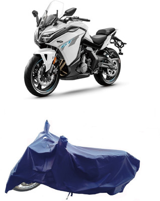 Wegather Two Wheeler Cover for CFMoto(650GT BS6, Blue)