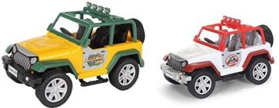 centy Ranger Jungle Safari & Adventure Pull Back Action cars (Small)(Multicolor, Pack of: 2)