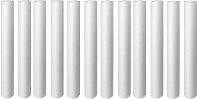 Mr fix 20 Inch 5 Micron PP Spun Filter Candle 5 Micron (12) Solid Filter Cartridge(5, Pack of 12)