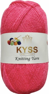 KYSS BlueBell 600 GM (1 BALL, 100 GM EACH)Wool Ball Hand Knitting Wool, Shade No-62