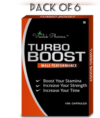 visalak pharma Turbo Bo|Ostsex Time Increasing Capsules Ayurvedic Stamina Booster(Pack of 6)