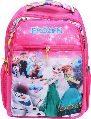 Stylbase FROZEN School Backpack for Kids Up to 6 Standard (17 inch, Water Resistant) 27 L Trolley Backpack(Blue)