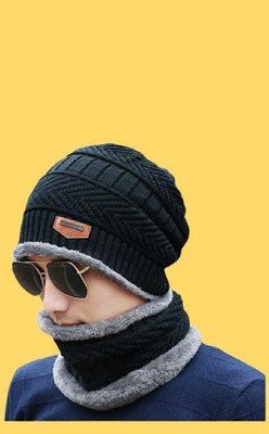 ruby collection Woven Beanie Cap(Pack of 2)