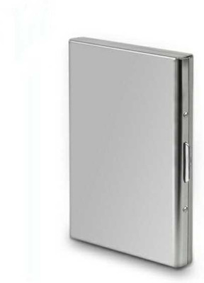 WOOD BAZAR 6 Card Holder(Set of 1, Silver)
