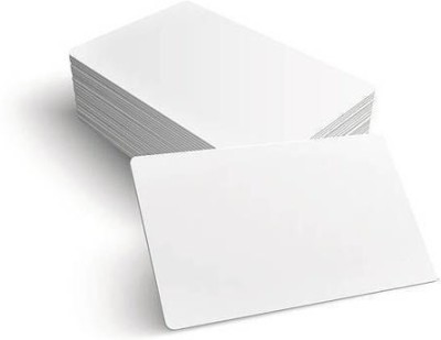 JK Toners Blank PVC ID Cards for inkjet printers- Pack of 100 cards White Ink Cartridge