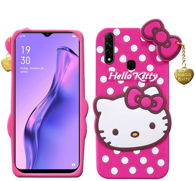 SMARTPOCKET Back Cover for Oppo A31(Pink, 3D Case, Pack of: 1)
