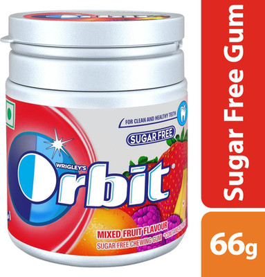 ORBIT Sugarfree Pot Mixed Fruit Chewing Gum(66 g)