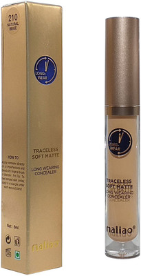 maliao Traceless Soft Matte Long Wearing Liquid Concealer Natural Beige Concealer(Natural Beige, 11 ml)