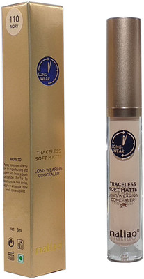 maliao Traceless Soft Matte Long Wearing Liquid Concealer Ivory Concealer(Ivory, 11 ml)