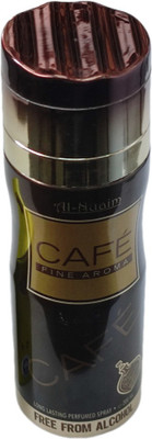 Al-Nuaim Cafe & 24 Carat 200 Ml Deodorant Spray  -  For Men(200 ml)