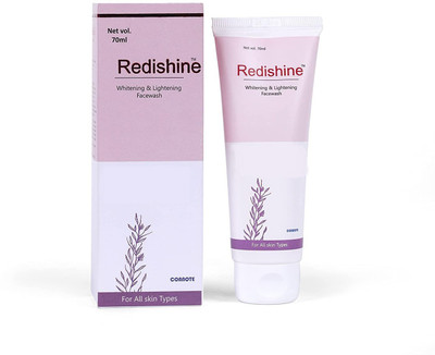 Redishine With Vitamin C For Skin Lightening & Whitening facewash ( pack of 1*70ml ) Face Wash(70 ml)