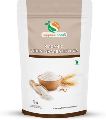 Sapphire Foods Organic Wheat Sharbati Aata Flour(1 kg)