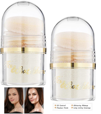 tanvi27 Shimmer Highlighter Powder Pigments For Eyes & Face Makeup Highlighter(SILVER)