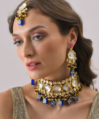 SOHI Alloy Gold-plated Multicolor Jewellery Set(Pack of 3)