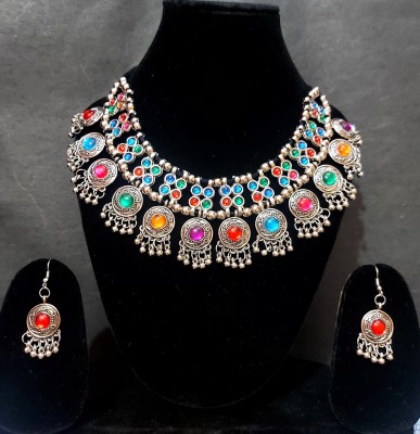 Shri Jyoti Ji Creations Alloy Multicolor Jewellery Set(Pack of 1)