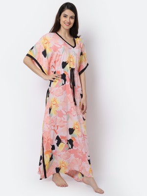 Boston Club Printed Rayon Women Kaftan