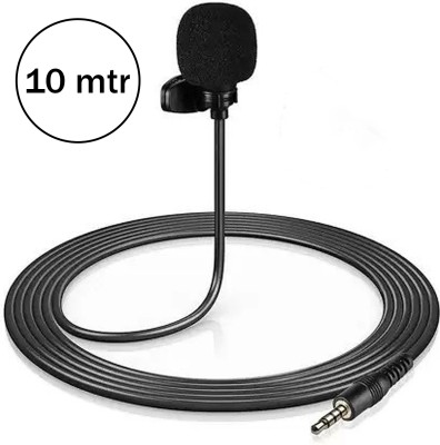 MOOZMOB Professional Grade 10 Meter Collar Microphone Long Wire Collar Mic for YouTube Microphone