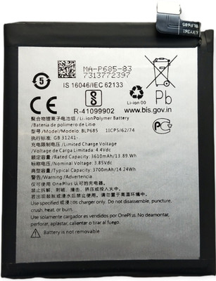 Full Energy Mobile Battery For  Oneplus 6T , 1+ 6T , A6010 , A6013 , BLP685