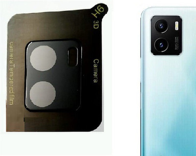 VOSKI Back Camera Lens Glass Protector for Vivo Y15s 9H Hardness Anti Scratch Camera Lens Protector(Pack of: 1)