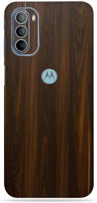OggyBaba Motorola Moto G71 5g, Mahogany Wood Mobile Skin(Multicolor)
