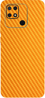 Jeeva Creation Redmi 10C Mobile Skin(Ultra Super Golden Carbon Fiber Skin With High Matte Finish..,)