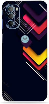OggyBaba Motorola Moto G71 5g, Elbow Abstract Mobile Skin(Multicolor)