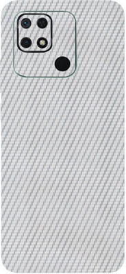 Jeeva Creation Redmi 10C Mobile Skin(Ultra Super Silver Carbon Fiber Skin With High Matte Finish..,)