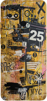 AsSkin Redmi10C Mobile Skin(Ultra Super Multicolor Graffiti Skin With High Gloss Finish).)