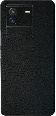AsSkin Vivo IQoo Neo6 5G Mobile Skin(Ultra Super Black Leather Skin With High Gloss Finish).)