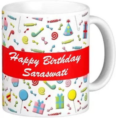 GNS Happy Birthday Saraswati Quotes 011 Ceramic Coffee Mug(325 ml)