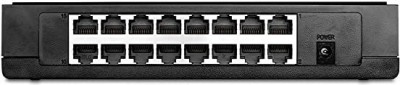 Arthur SG350 16 Ports 100 Mbps Network Switch(Black)