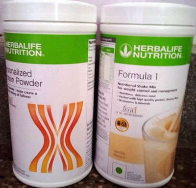 HERBALIFE Formula 1 shake Orange, protein 400gm Protein Shake(1000 g, Orange)