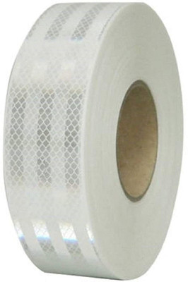 SIA VENDORS High Intensity Reflective Bright Conspicuity Tape Multi Colour Tape Car Reflector Light(White)