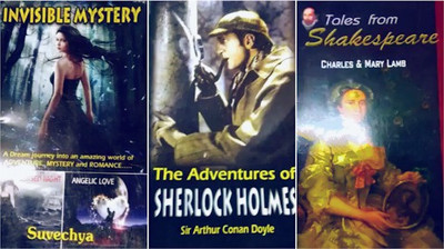 Combo Of Tales From Shakespeare, The Adventures Of Sherlock Holmes & Invisible Mystery(Hardcover, Charles, Sir Arthur Conan Doyle, Suvechya)