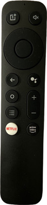 SHIELDGUARD Remote Control Compatible for Smart LED TV (No Voice function) OnePlus Remote Controller(Black)