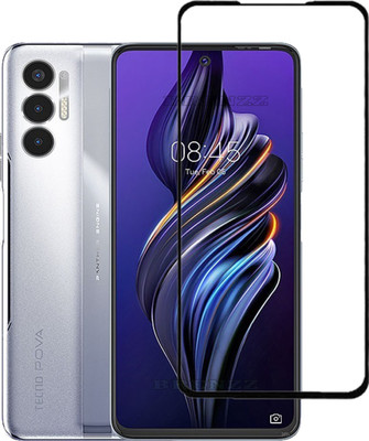 BRENZZ Edge To Edge Tempered Glass for TECNO POVA NEO 3, tecno pova neo 3, TECNO POVA NEO 3, tecno pova neo 3(Pack of 1)