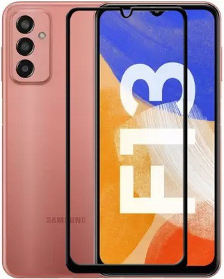 MOBIGENIX Edge To Edge Tempered Glass for SAMSUNG Galaxy F13(Pack of 1)