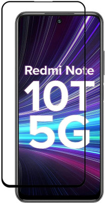 DMJHP Edge To Edge Tempered Glass for REDMI Note 10T 5G(Pack of 1)