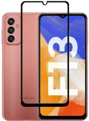 MOBIGENIX Edge To Edge Tempered Glass for SAMSUNG Galaxy F13(Pack of 1)