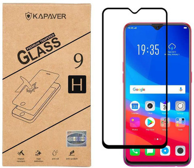 Kapaver Edge To Edge Tempered Glass for Oppo F9, OPPO F9 Pro, Realme 2 Pro, Realme U1, Realme 3 Pro(Pack of 1)