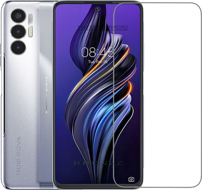 BRENZZ Tempered Glass Guard for TECNO POVA NEO 3, tecno pova neo 3, TECNO POVA NEO 3, tecno pova neo 3(Pack of 1)