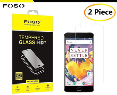 FOSO Tempered Glass Guard for OnePlus 3, OnePlus 3T(Pack of 1)