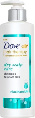 DOVE Hair Therapy Dry Scalp Care Sulphate-Free Shampoo  (380 ml)