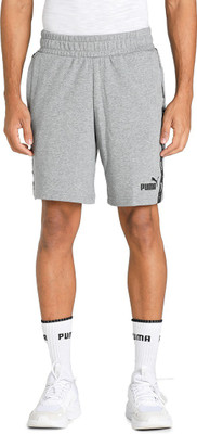 PUMA Printed Men Grey Regular Shorts