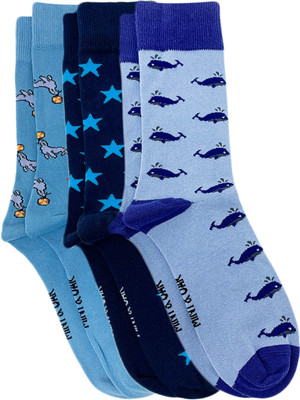 Mint and Oak Men Printed Ankle Length(Pack of 3)