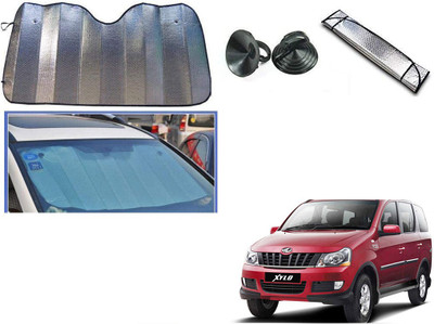 Automotive Prist Rear Window Sun Shade For Mahindra XUV 500(Silver)